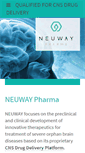 Mobile Screenshot of neuway-pharma.com